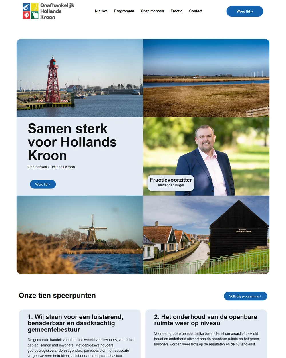 Voorbeeldweergave van onafhankelijkhollandskroon.nl